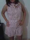 Vestido Tecido Florido M