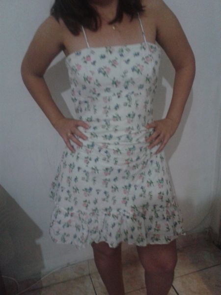Vestido Tecido Florido M